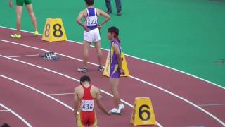 愛知県高校総体　男子4×100mR　決勝　2016/5/21