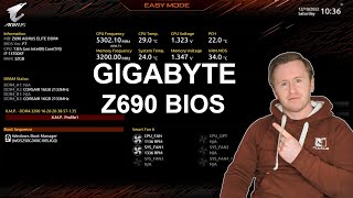 GIGABYTE Z690 Aorus Elite DDR4 Motherboard BIOS Overview