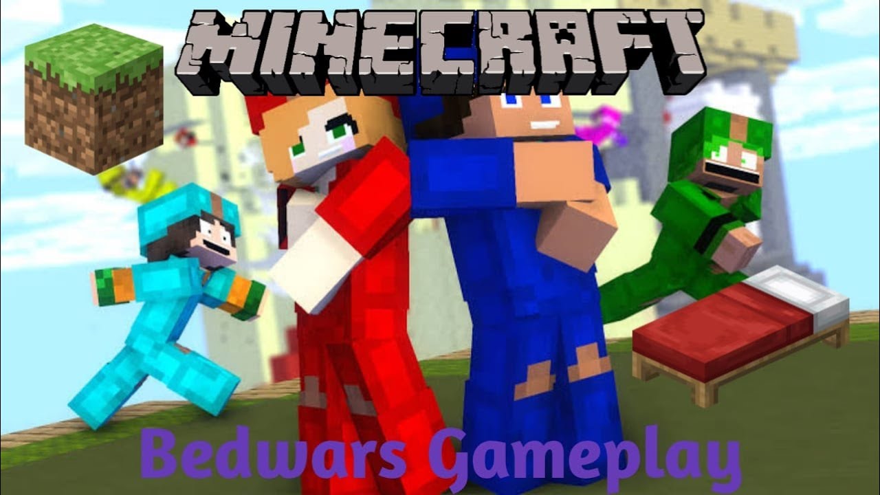 Minecraft Bedwars Gameplay - YouTube