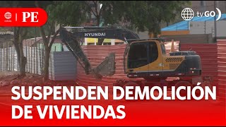 Demolition of Six Homes on South Expressway Suspended | Primera Edición | News Peru