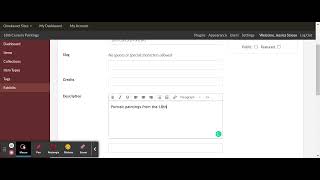 Change Theme/Add Plugins/Create Exhibit on Omeka