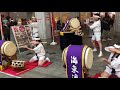 海東流神楽太鼓「神送舞（あとぐるま）」　2018スジャータ祭り　万松寺