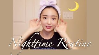 [其恩酱] 混油皮痘痘肌的卸妆 晚间护肤步骤🌙 nighttime routine