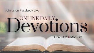 8.31.2022 SJUMC Online Daily Devotion