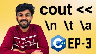 Output (cout) & Escape Sequence | C++ for Beginners Ep-3 | code io - Tamil