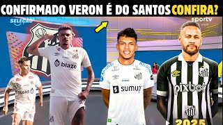 🚨MINHA NOSSA GABRIEL VERON CONFIRMADO ACABOU DE ACONTECER CONFIRMADO REFORÇO NOTICIAS DO SANTOS