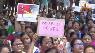 Assam : AASU Protest in Nagaon Against RG KAR Medical College Rape and Murder Case | News9