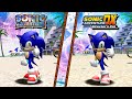 Sonic Adventure Dreamcast vs. DX