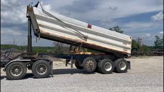 GovDeals: 1996 Cross Country Tri/A End Dump Trailer