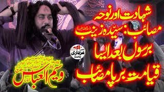 15 Rajab 2023 | Zakir Waseem Abbas Baloch | Shahadat Pak Syeda Bibi Zainab (sa)