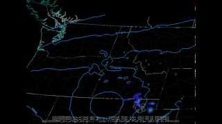 McIDAS animation of WRF Model