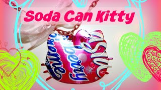 Soda Can Sizzix Kawaii Hello Kitty Cat Inspired Jewelry or Magnets