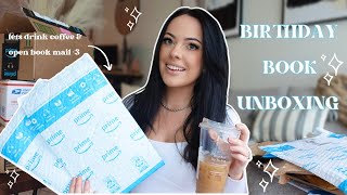 HUGE BIRTHDAY BOOK HAUL UNBOXING🎂 aka me being overwhelmed by my friend's kindness for 17 minutes