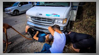 ADVENTURES WITH BLOOPERS That Time Jared Got The RV STUCK!