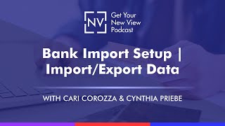 Bank Import Setup | Import/Export Data