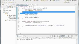 Java Tutorials 16: Objects Part 2: Passing Objects into Methods