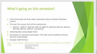 SUNY WCC Assessment Tutorial Fall 2018