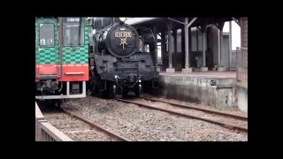 真岡鉄道　ＳＬ　西田井駅　下り　2016年3月5日