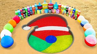 How To Make Rainbow Christmas Tree With Orbeez Big Fanta 7up Pepsi Coca
