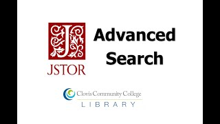 Jstor Advanced Search