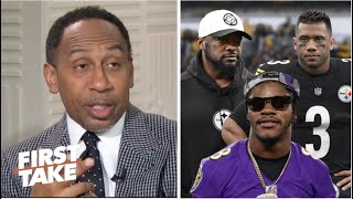 FIRST TAKE | Lamar will END Mike Tomlin career! - Stephen A. brutally honest on Steelers future