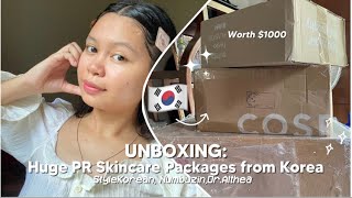 📦unboxing: huge skincare pr packages from korea🇰🇷