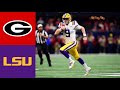 #4 Georgia vs #2 LSU First Half Highlights | College Football Highlights