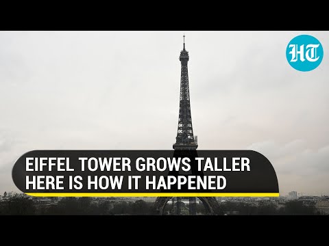 What is the height of the Eiffel Tower in feet?