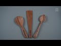 neem wood ladles and spatulas combo set of 3 the indus valley