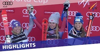 In-form Mikaela Shiffrin triumphs in giant slalom in Courchevel | Highlights