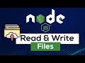 NodeJs: Reading and Writing to files