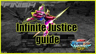 『EXVSMBON』Infinite justice Overview guide