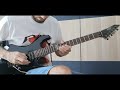 Thrash metal shred guitar solo IX