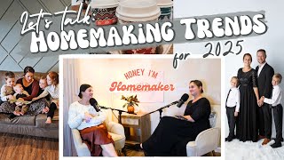 Our reactions to HOMEMAKING TRENDS \u0026 PREDICTIONS for 2025