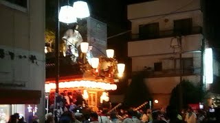 2022.10.8.  佐原の大祭 秋祭り(中日)   年番引き継ぎ後の縦列巡行①  下川岸～上中宿～下宿