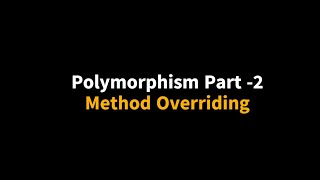Java tutorial for beginners || Method Overriding in Java || Runtime Polymorphism in Java ||