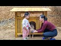 Build a beautiful and simple wooden house for your dog - Harvest natural produce