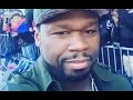 50 Cent Pulls Up On Fat Joe New Sneaker Store And Fans Go Crazy