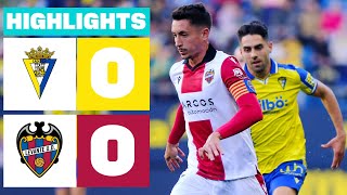 CÁDIZ CF 0 - 0 LEVANTE UD I HIGHLIGHTS LALIGA HYPERMOTION