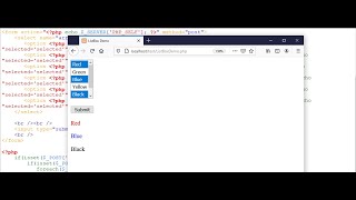 PHP Multiple Selected Values From List Box And Keep The Values After Submitting Form