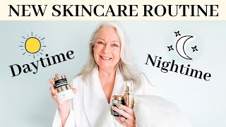 NEW SKINCARE ROUTINE ( for eyes, face \u0026 neck for Mature Women over 50 )