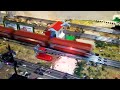 lionel iron ponies crossing scene recreation 1949 showroom layout replica with 152 crossing gate