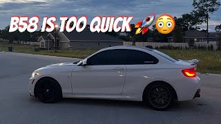 *500HP* STAGE 2+ BMW M240i ACCELERATION (NIGHT TIME POV)