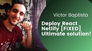 [Fixed] Deploy React with Netlify (build.command failed)