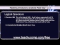 JavaScript Training Tutorial Logical Operators