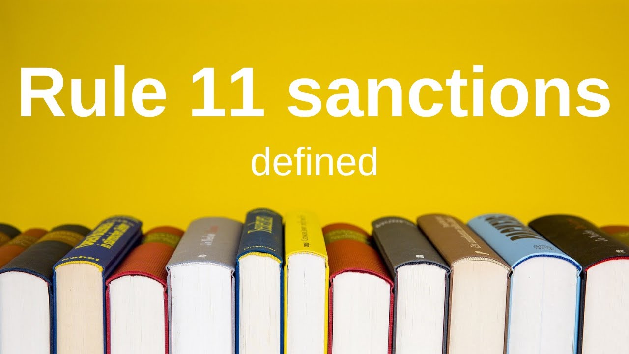 Rule 11 Sanctions | Explained Simply (Civil Procedure) - YouTube