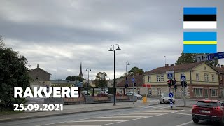 Rakvere, Estonia. Walking in the Old Town. 4K