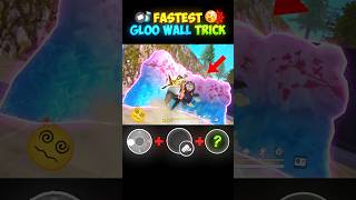 Lighting-Fast Gloo Wall Trick In Fire Fire | Fast Gloo Wall Setting |