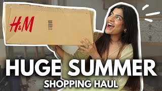 HUGE H&M SUMMER HAUL- Tops, Bottoms, Dresses, Accessories and More😍🌟