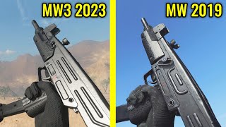 COD MW3 2023 vs MW 2019 - Weapons Comparison